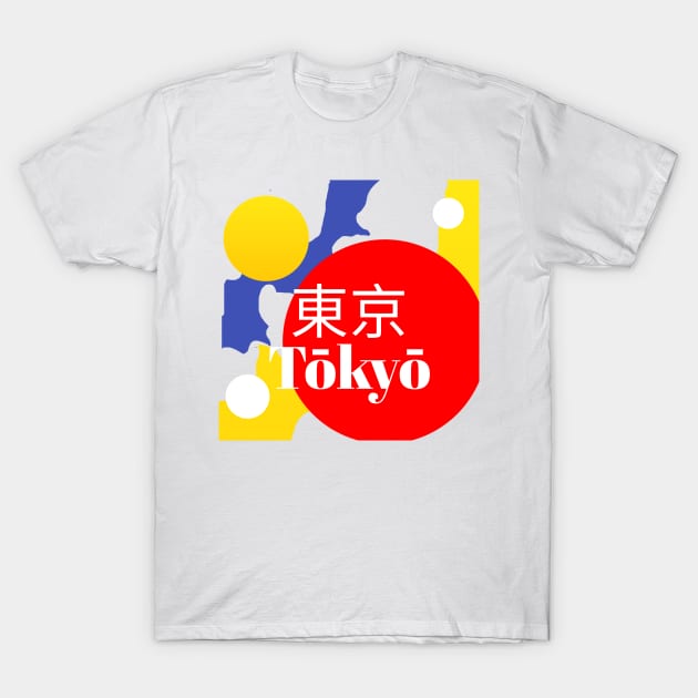 Tokyo Colourfull T-Shirt by radeckari25